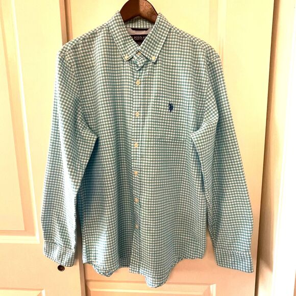 U.S. Polo Assn. Men's Long Sleeve Officewear Buttondown Oxford Shirt Size M - Picture 2 of 8